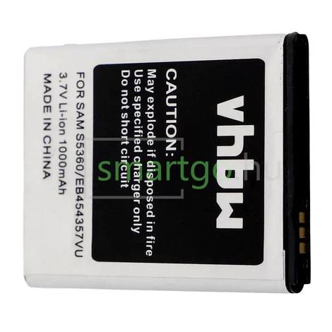 VHBW Telefon akkumulátor akku Samsung EB454357VA, EB454357VU - 1000mAh, 3.7V, Li-ion