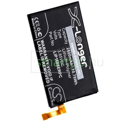 VHBW Telefon akkumulátor akku Sony LIP1668ERPC - 2800mAh, 3.85V, Li-polymer