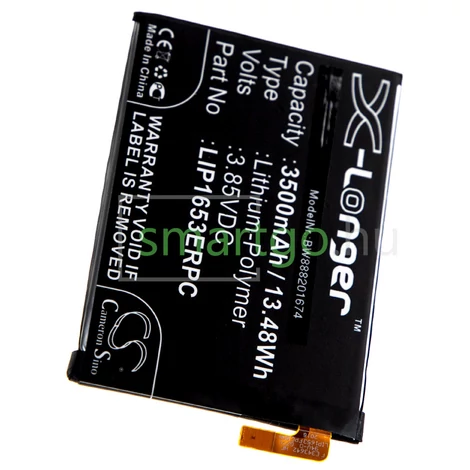 VHBW Telefon akkumulátor akku Sony 308-3586, LIP1653ERPC - 3500mAh, 3.85V, Li-polymer