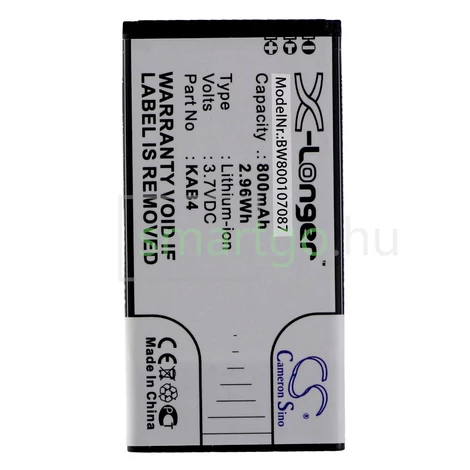 VHBW Telefon akkumulátor akku Sony-Ericsson BST-37 - 900mAh, 3.7V, Li-ion