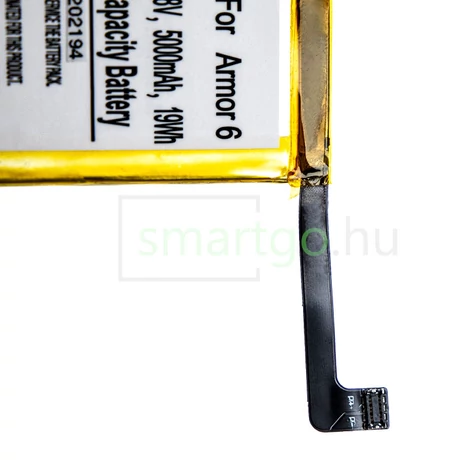 VHBW Telefon akkumulátor akku Ulefone Armor 6 - 5000mAh, 3.8V, Li-polymer