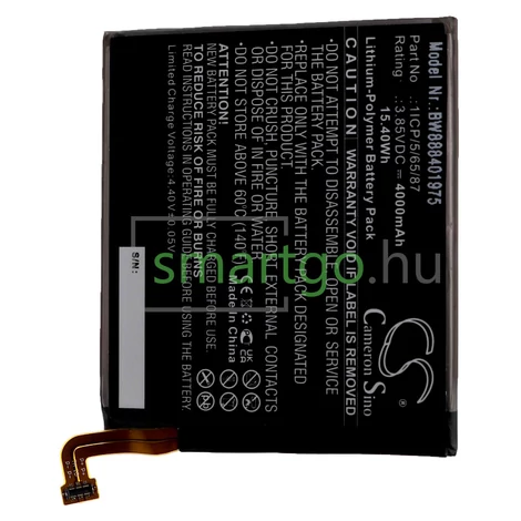 VHBW Telefon akkumulátor akku Umi 1ICP/5/65/87, HB4593J6ECW-31 - 4000mAh, 3.85V, Li-polymer