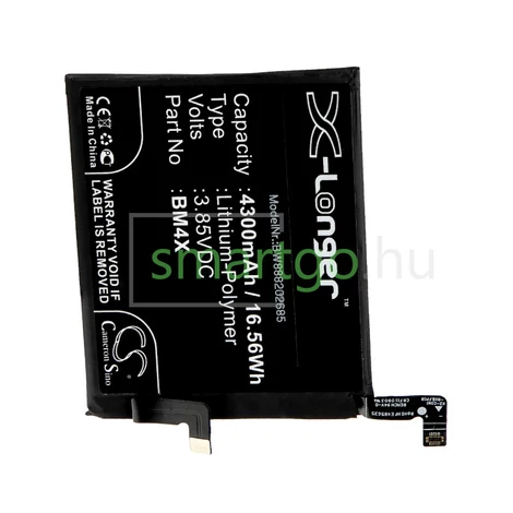 VHBW Telefon akkumulátor akku Xiaomi BM4X - 4300mAh, 3.85V, Li-polymer