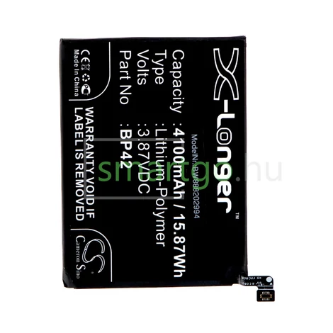 VHBW Telefon akkumulátor akku Xiaomi BP42 - 4100mAh, 3.87V, Li-polymer