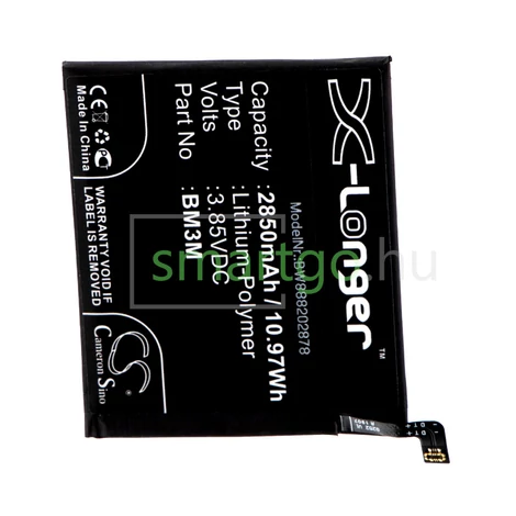 VHBW Telefon akkumulátor akku Xiaomi BM3M - 2850mAh, 3.85V, Li-polymer