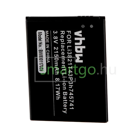 VHBW Telefon akkumulátor akku ZTE Li3821T43P3h745741 - 2150mAh, 3.8V, Li-ion