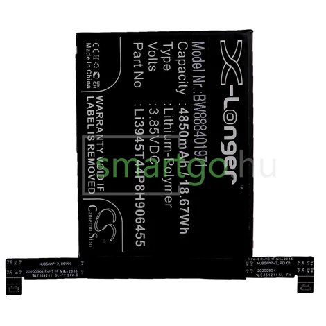 VHBW Telefon akkumulátor akku ZTE Li3945T44P8H906455 - 4850mAh, 3.85V, Li-polymer