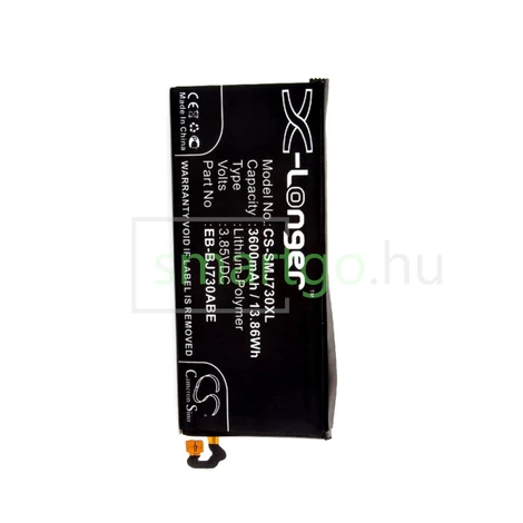 VHBW Telefon akkumulátor akku Samsung EB-BJ730ABE - 3600mAh, 3.85V, Li-polymer