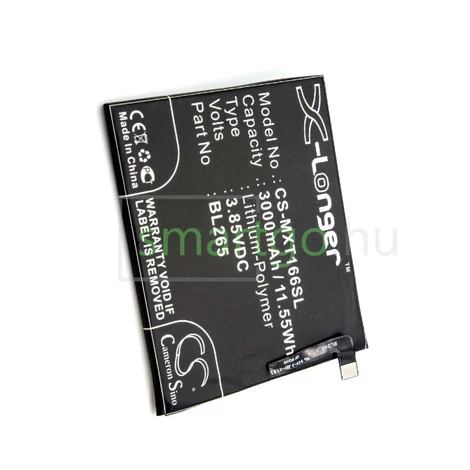 VHBW Telefon akkumulátor akku Motorola BL265 - 3000mAh, 3.85V, Li-polymer