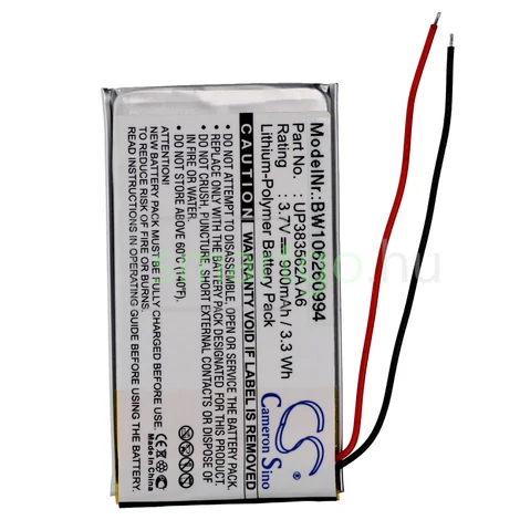 VHBW Telefon akkumulátor akku Palm IA1XA27F1, UP383562A A6 - 850mAh, 3.7V, Li-polymer