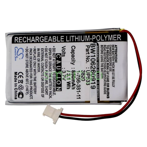 Akkumulátor Sony 383562A, CMA07E, PL-383450 - 850mAh, 3.7V
